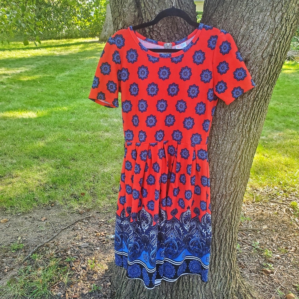 2/$20 Red and Royal Blue Amelia